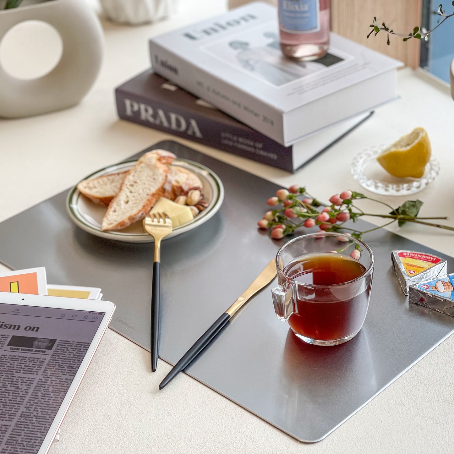 STAINLESS STEEL RECTANGLE PLACEMAT